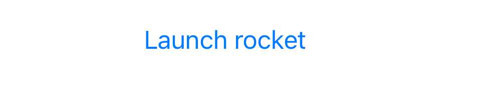 Button on iOS